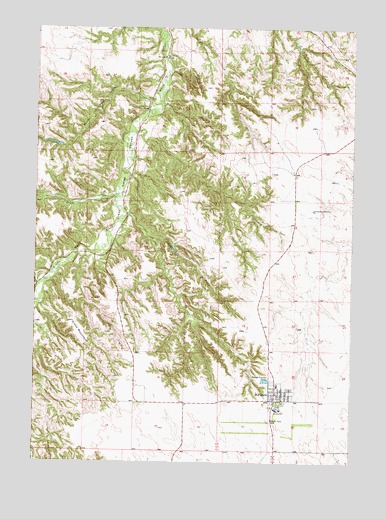 Saint Francis, SD USGS Topographic Map