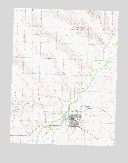 Saint Francis, KS USGS Topographic Map