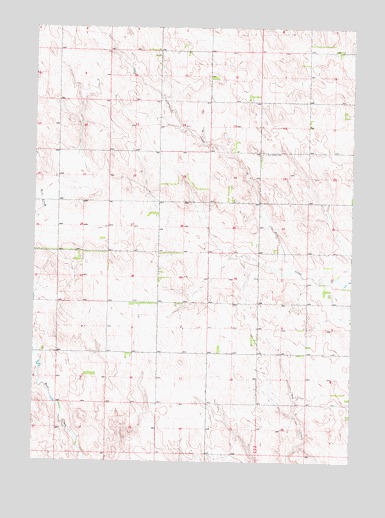 Saint Francis SE, SD USGS Topographic Map