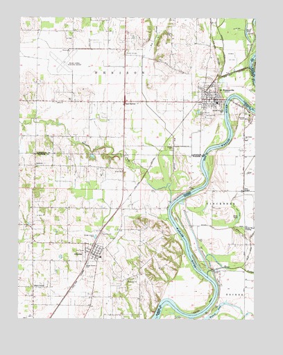 Saint Francisville, IL USGS Topographic Map
