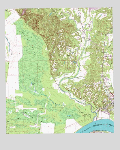 Saint Francisville, LA USGS Topographic Map