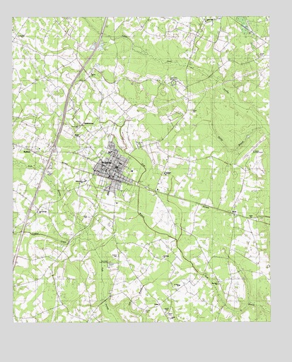 Saint George, SC USGS Topographic Map