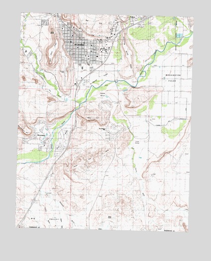 Saint George, UT USGS Topographic Map