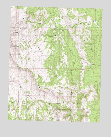 Saint George Canyon, AZ USGS Topographic Map