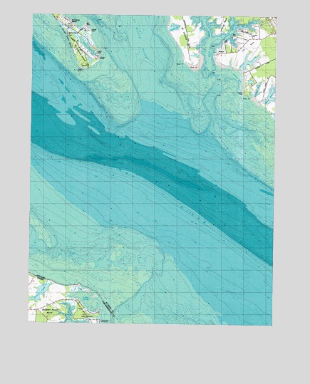 Saint George Island, MD USGS Topographic Map