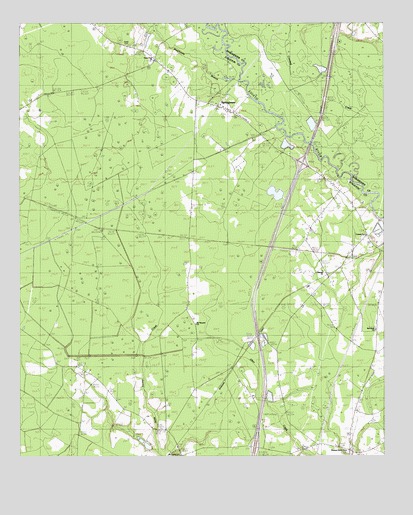Saint George SW, SC USGS Topographic Map