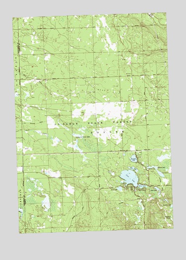 Saint Helen NE, MI USGS Topographic Map