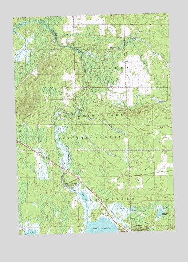 Saint Helen NW, MI USGS Topographic Map