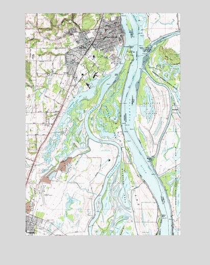 Saint Helens, OR USGS Topographic Map