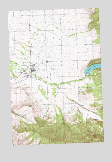 Saint Ignatius, MT USGS Topographic Map