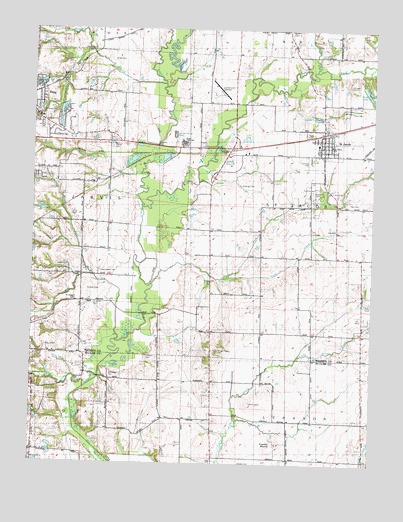 Saint Jacob, IL USGS Topographic Map