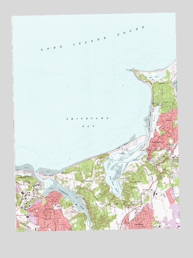 Saint James, NY USGS Topographic Map