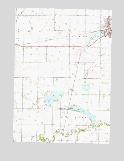 Saint James West, MN USGS Topographic Map