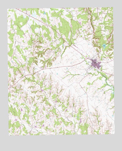 Saint Jo, TX USGS Topographic Map