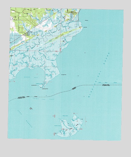 Saint Joe Pass, MS USGS Topographic Map