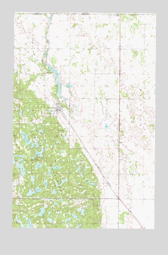 Saint John, ND USGS Topographic Map