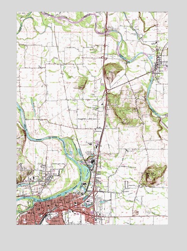 Albany, OR USGS Topographic Map
