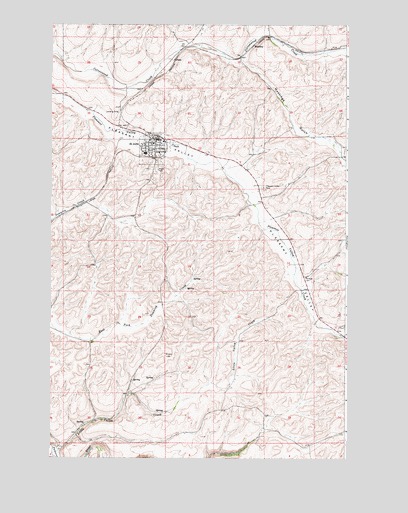 Saint John, WA USGS Topographic Map