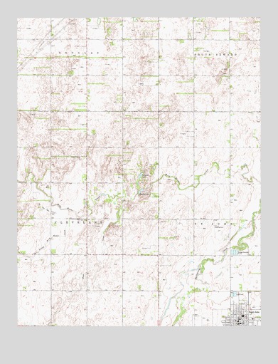Saint John North, KS USGS Topographic Map