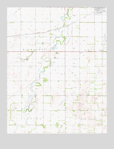 Saint John South, KS USGS Topographic Map