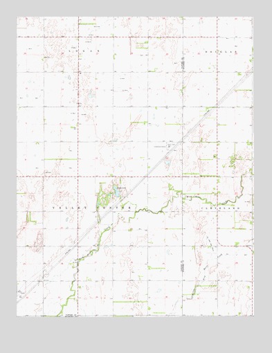 Saint John SW, KS USGS Topographic Map