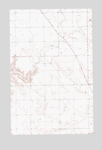 Saint Johns, MT USGS Topographic Map