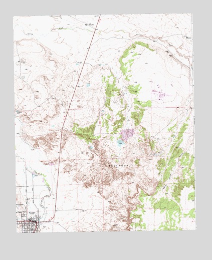 Saint Johns North, AZ USGS Topographic Map