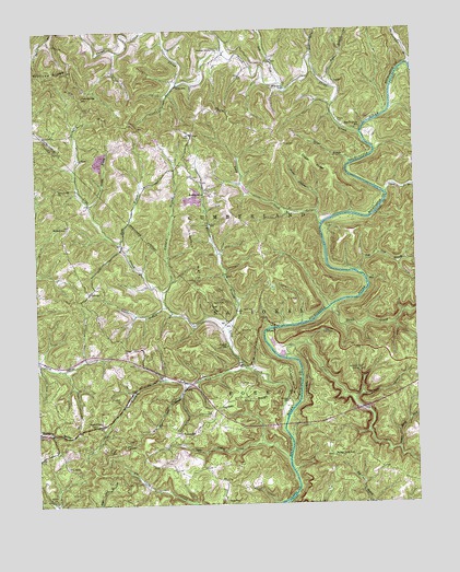 Billows, KY USGS Topographic Map