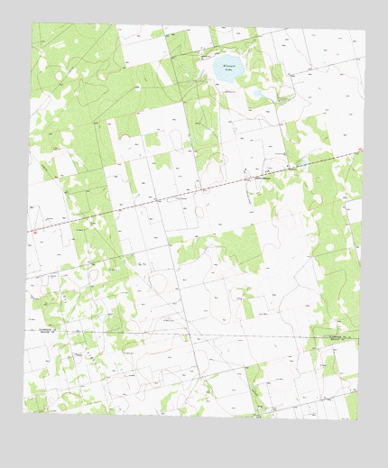 Saint Lawrence, TX USGS Topographic Map