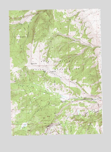 Saint Lawrence Basin, WY USGS Topographic Map