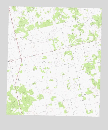 Saint Lawrence SE, TX USGS Topographic Map