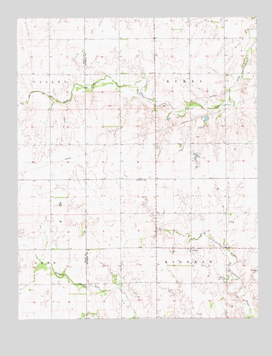 Saint Leo, KS USGS Topographic Map