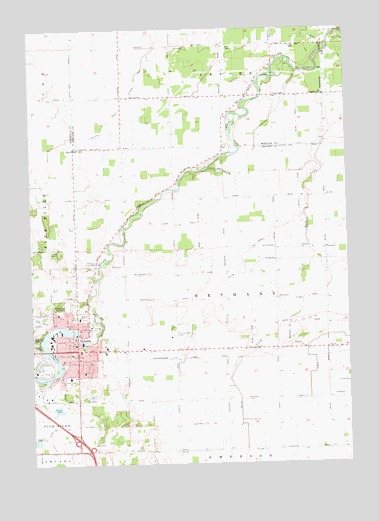 Saint Louis, MI USGS Topographic Map