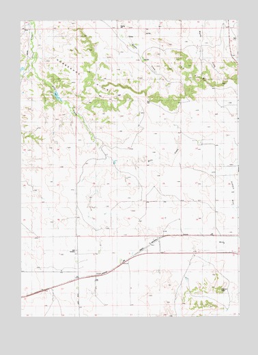 Bills Creek, WY USGS Topographic Map