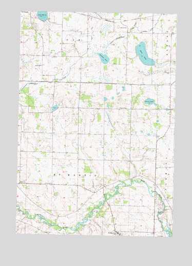 Saint Martin, MN USGS Topographic Map