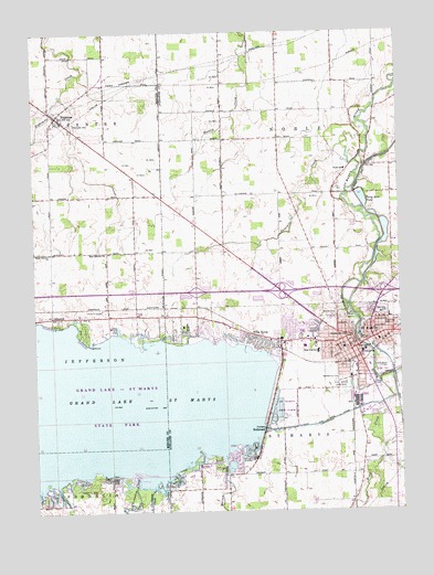Saint Marys, OH USGS Topographic Map