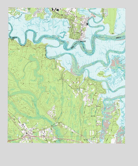 Saint Marys, GA USGS Topographic Map