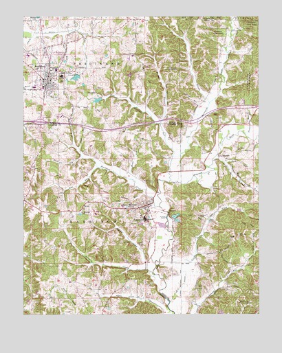 Saint Meinrad, IN USGS Topographic Map