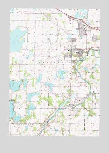Saint Michael, MN USGS Topographic Map
