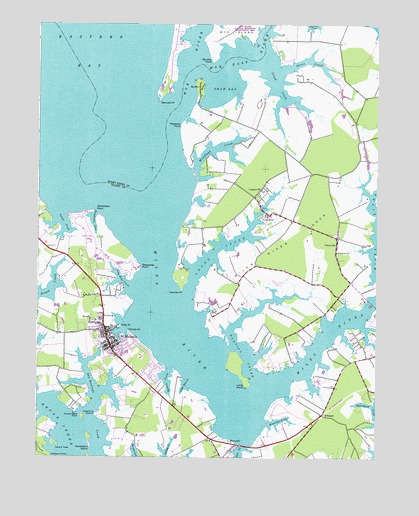 Saint Michaels, MD USGS Topographic Map