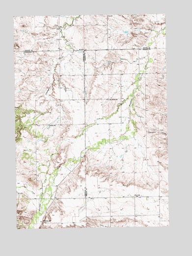 Saint Onge SE, SD USGS Topographic Map