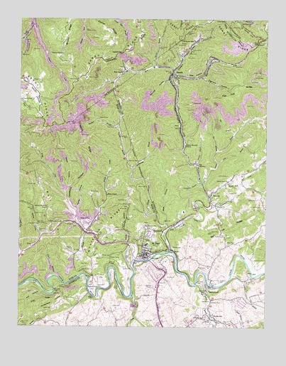 Saint Paul, VA USGS Topographic Map
