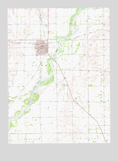 Saint Paul, NE USGS Topographic Map