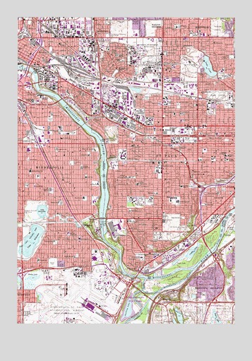 Saint Paul West, MN USGS Topographic Map