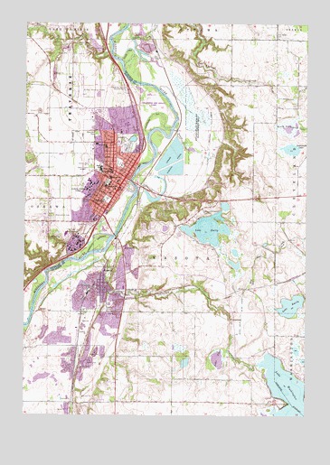 Saint Peter, MN USGS Topographic Map