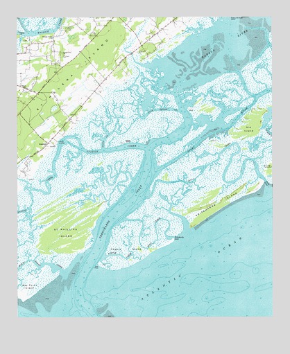 Saint Phillips Island, SC USGS Topographic Map