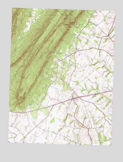 Saint Thomas, PA USGS Topographic Map