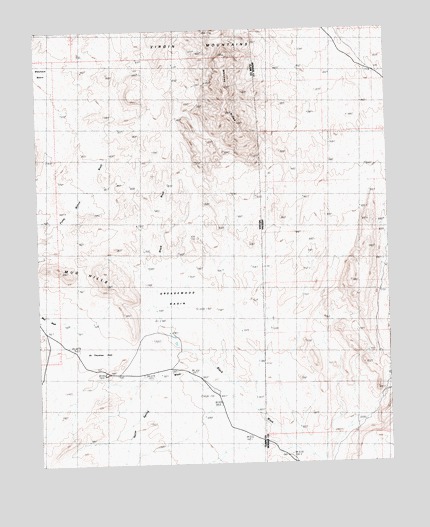 Saint Thomas Gap, NV USGS Topographic Map