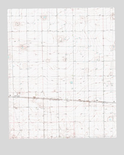 Saint Vrain, NM USGS Topographic Map