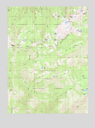 Billys Peak, CA USGS Topographic Map